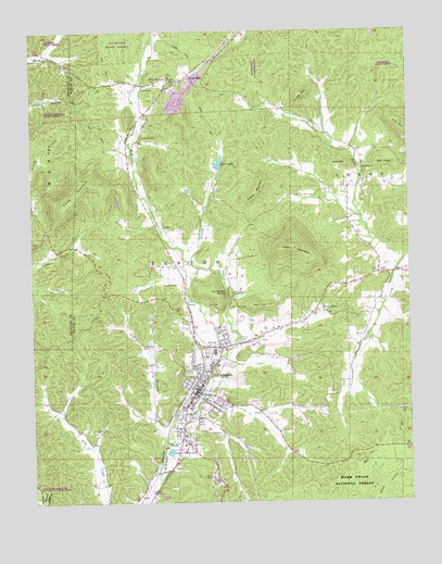 Piedmont, MO USGS Topographic Map