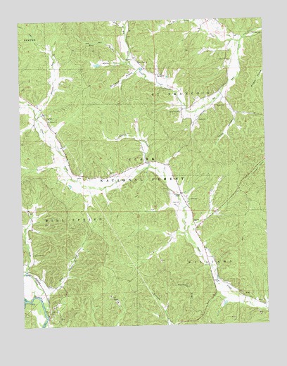 Piedmont SE, MO USGS Topographic Map