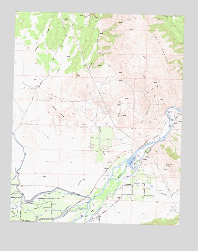 Piedra, CA USGS Topographic Map