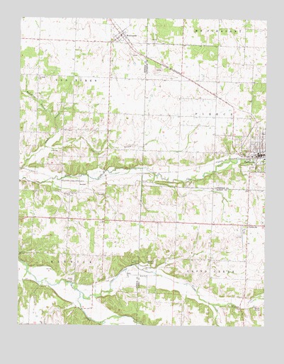 Pierce City, MO USGS Topographic Map