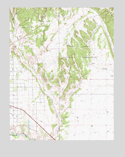Pierce Gulch, CO USGS Topographic Map