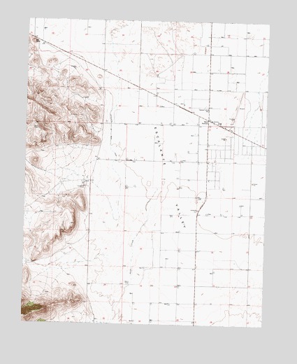 Beryl Junction, UT USGS Topographic Map