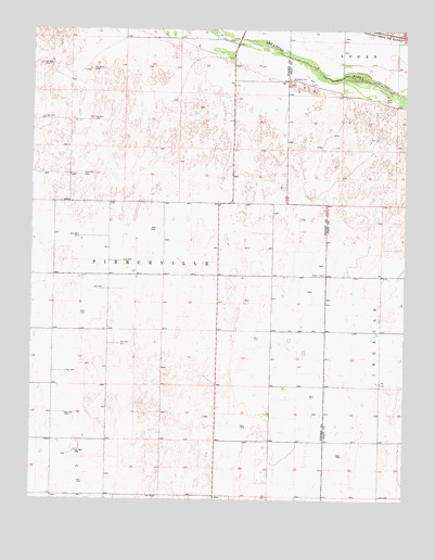 Pierceville SW, KS USGS Topographic Map
