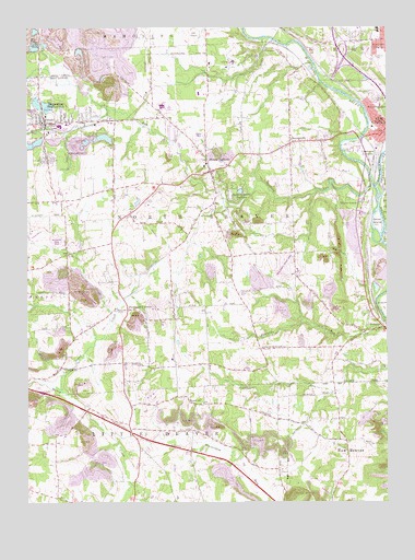 Bessemer, PA USGS Topographic Map
