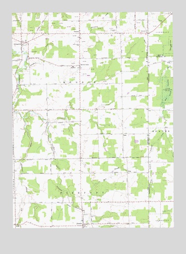 Pierpont, OH USGS Topographic Map