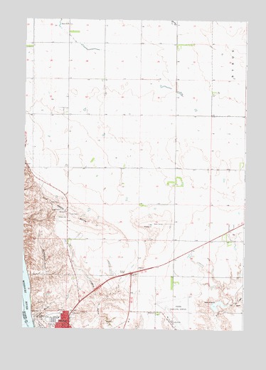 Pierre NE, SD USGS Topographic Map