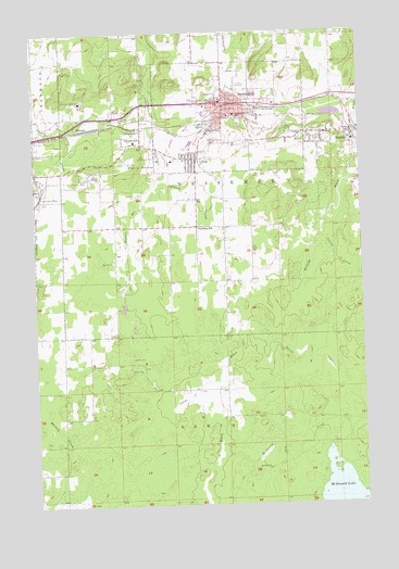Bessemer, MI USGS Topographic Map