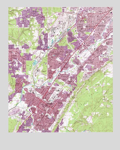 Bessemer, AL USGS Topographic Map
