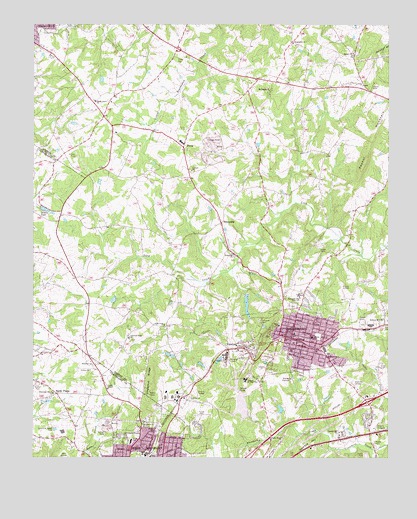 Bessemer City, NC USGS Topographic Map