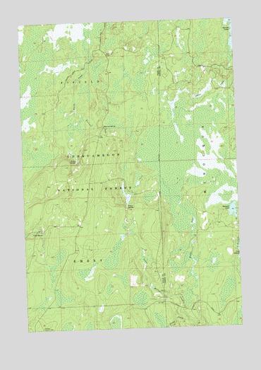 Pike Lake SE, WI USGS Topographic Map