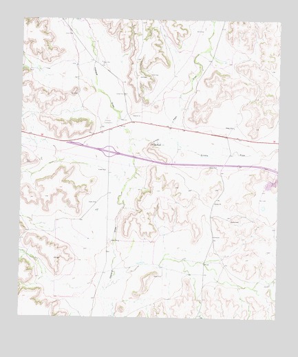 Pikes Peak, TX USGS Topographic Map