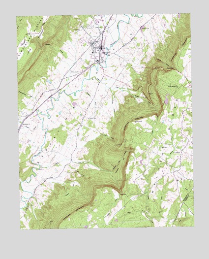 Pikeville, TN USGS Topographic Map