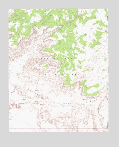 Pillars of Hercules, AZ USGS Topographic Map
