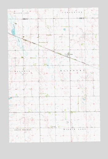 Pillsbury, ND USGS Topographic Map