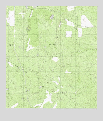 Piloncillo Hill, TX USGS Topographic Map