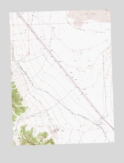 Pilot, NV USGS Topographic Map