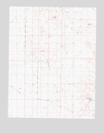 Pilot Cone, NV USGS Topographic Map