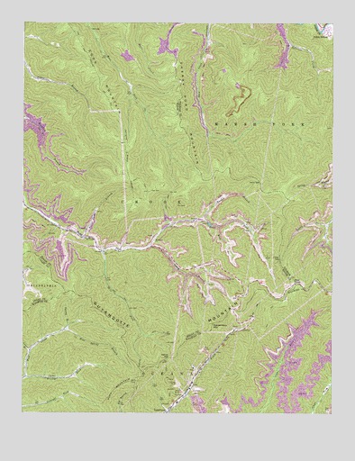 Pilot Knob, WV USGS Topographic Map