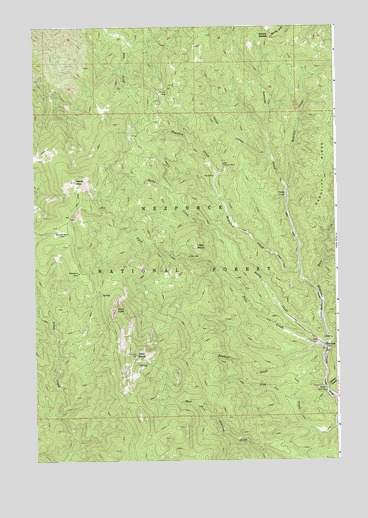 Pilot Knob, ID USGS Topographic Map