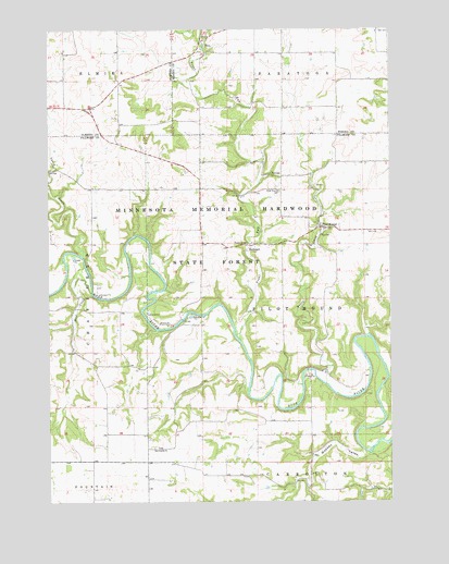 Pilot Mound, MN USGS Topographic Map