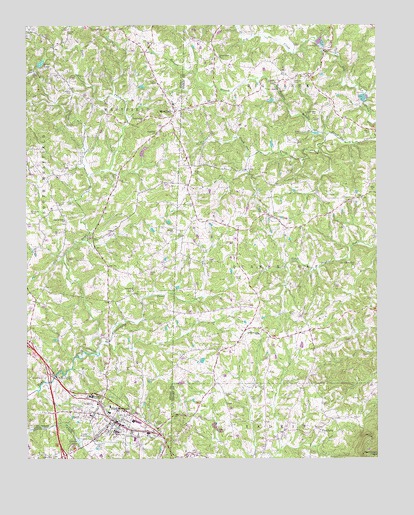 Pilot Mountain, NC USGS Topographic Map