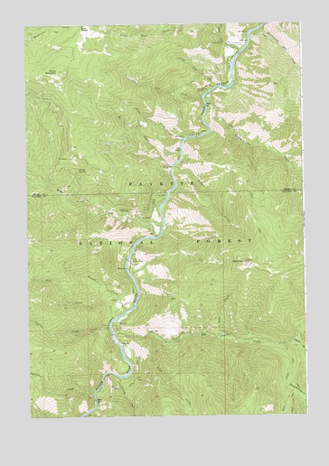 Pilot Peak, ID USGS Topographic Map