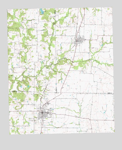 Pilot Point, TX USGS Topographic Map