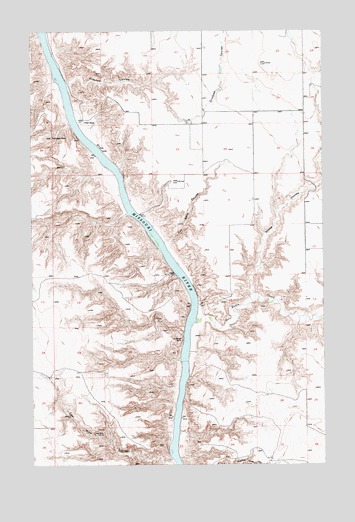 Pilot Rock, MT USGS Topographic Map