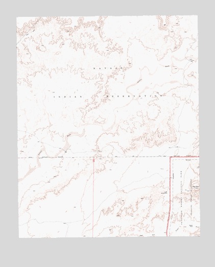 Pilot Rock, AZ USGS Topographic Map