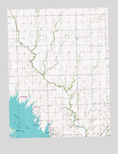 Pilsen, KS USGS Topographic Map