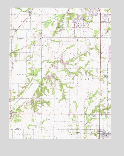 Pimento, IN USGS Topographic Map