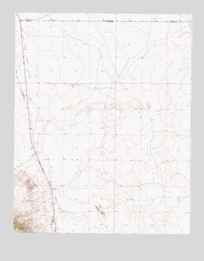 Pinabetoso Peaks, NM USGS Topographic Map