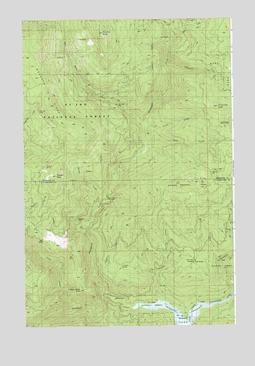 Pinchot Butte, ID USGS Topographic Map