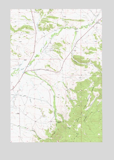 Pinchout Creek, MT USGS Topographic Map