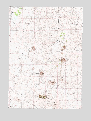 Pine Butte, ID USGS Topographic Map