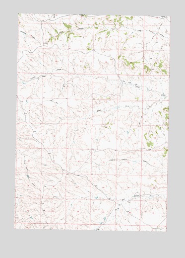 Pine Butte School, MT USGS Topographic Map
