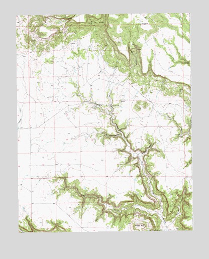 Pine Canyon, CO USGS Topographic Map