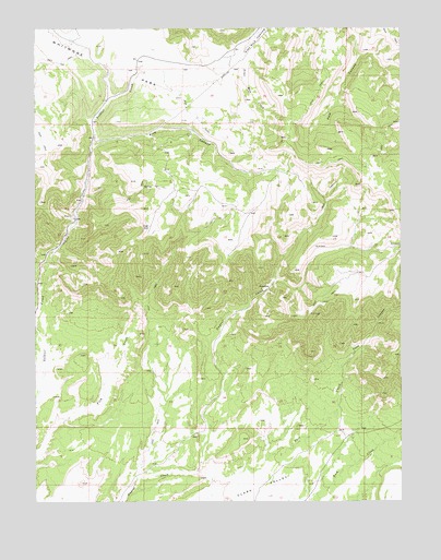 Pine Canyon, UT USGS Topographic Map