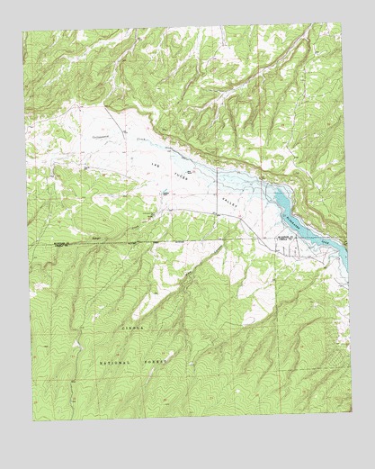 Pine Canyon, NM USGS Topographic Map