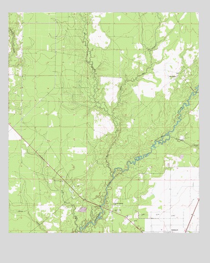 Pine Chapel, LA USGS Topographic Map