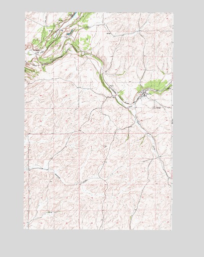 Pine City, WA USGS Topographic Map