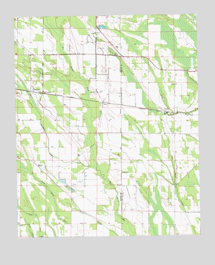 Pine City, AR USGS Topographic Map