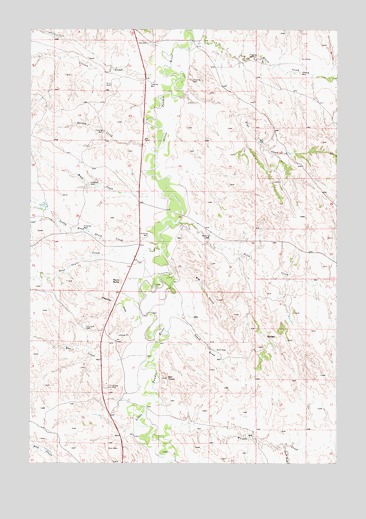 Pine Creek, MT USGS Topographic Map