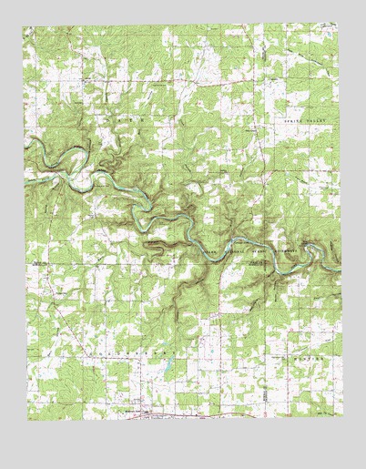 Pine Crest, MO USGS Topographic Map