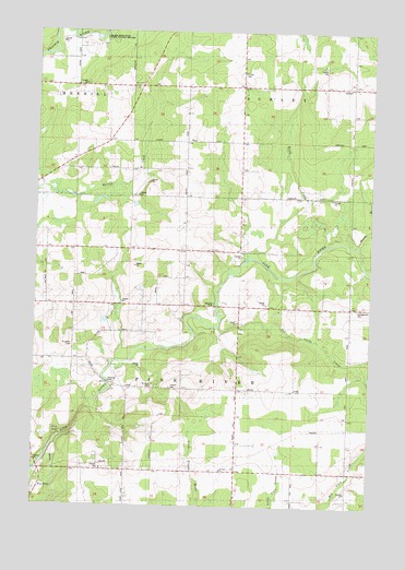 Pine Dells, WI USGS Topographic Map