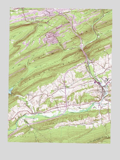 Pine Grove, PA USGS Topographic Map
