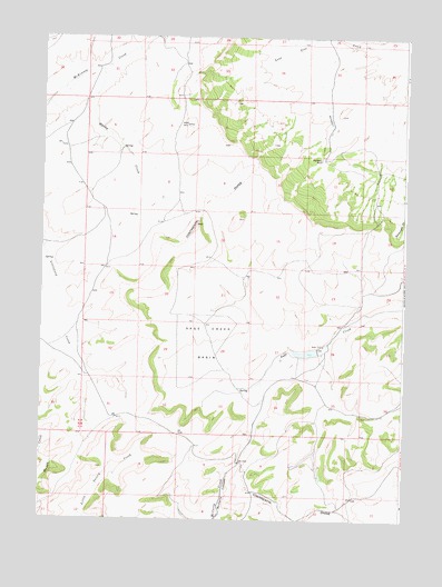 Pine Grove Ranch, WY USGS Topographic Map