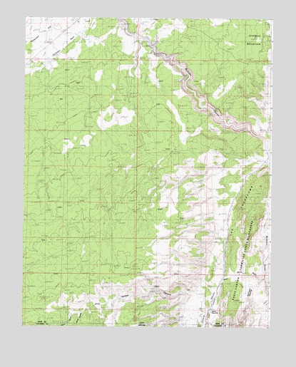 Pine Hollow Canyon, UT USGS Topographic Map