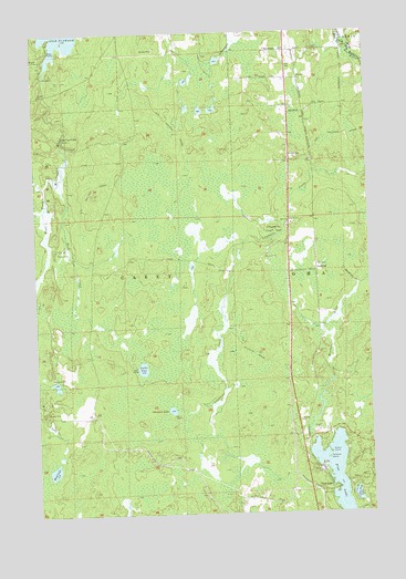 Pine Lake, WI USGS Topographic Map