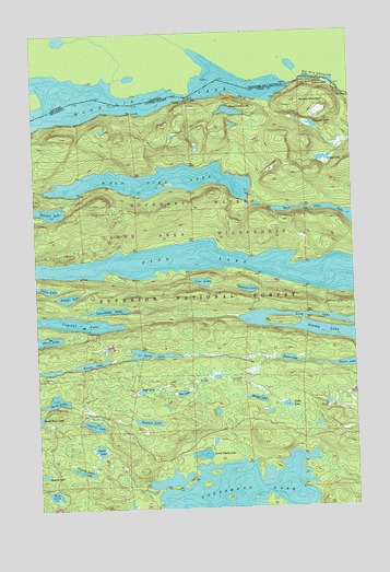 Pine Lake West, MN USGS Topographic Map